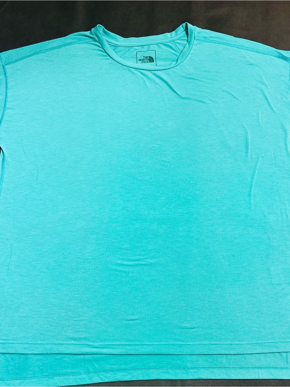 Women’s North Face Teal Casual Tee Shirt Size XL With Stretch